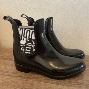 Juicy Couture Romance Women's Waterproof Rain Boots, Size 6